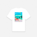 SEND NUDES HILLS T-SHIRT - WHITE