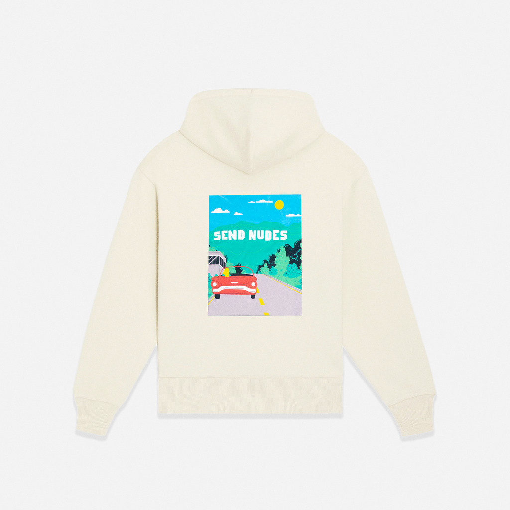 HOODIE SEND NUDES HILLS - NATURAL