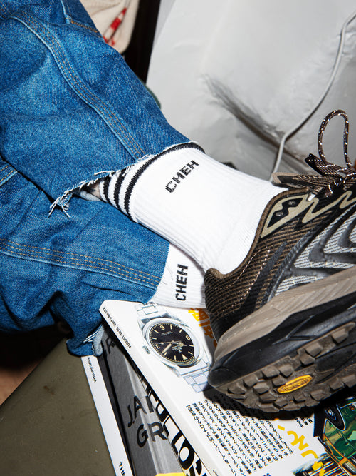 CHEH BLACK - WHITE SOCKS