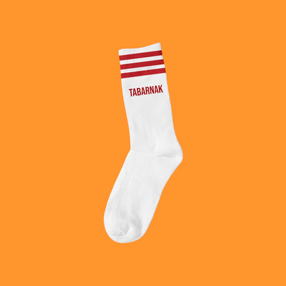 TABARNAK RED - WHITE SOCKS