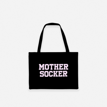 SHOPPING BAG MOTHER SOCKER / SEND NUDES PINK - BLACK