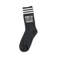 BISMILLAH WHITE - BLACK SOCKS