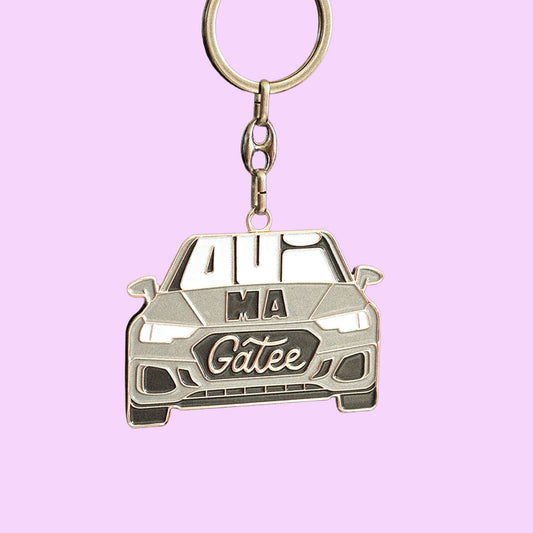 PORTE CLE - OUI MA GATÉE