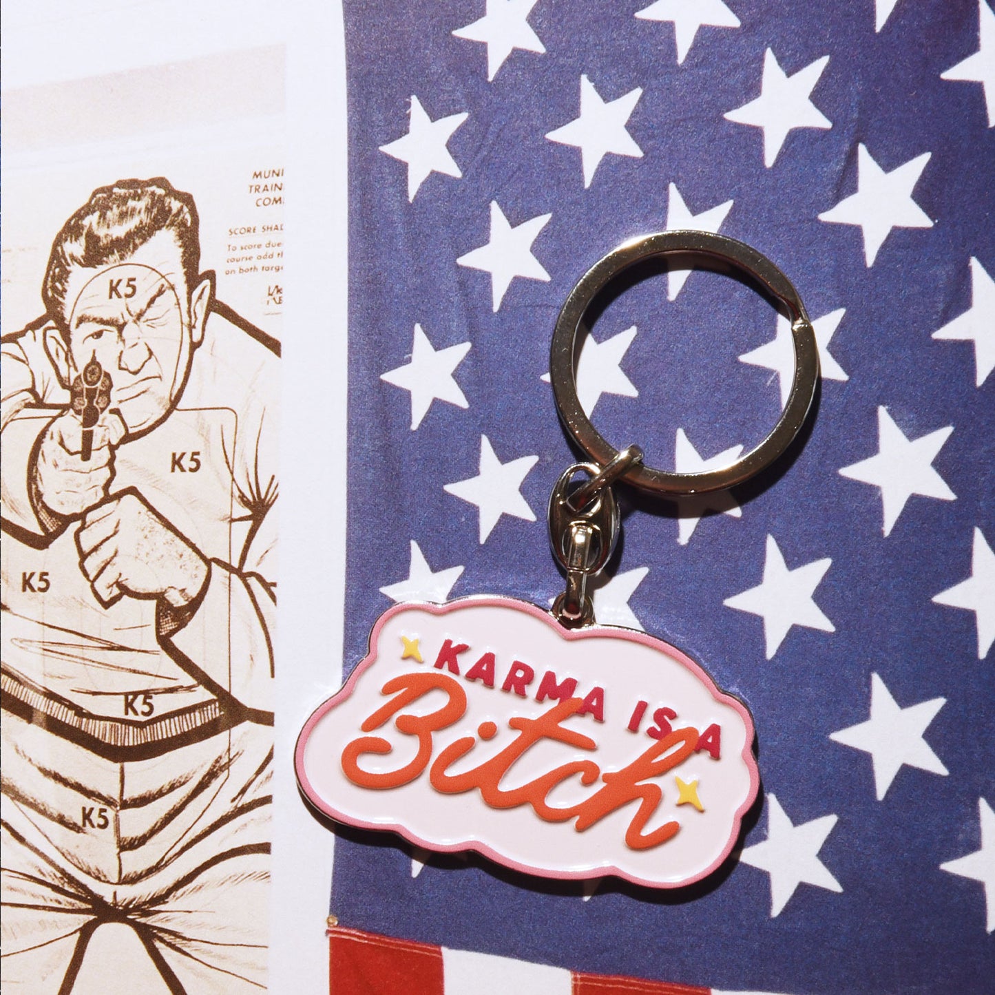 PORTE CLE - KARMA IS A BITCH