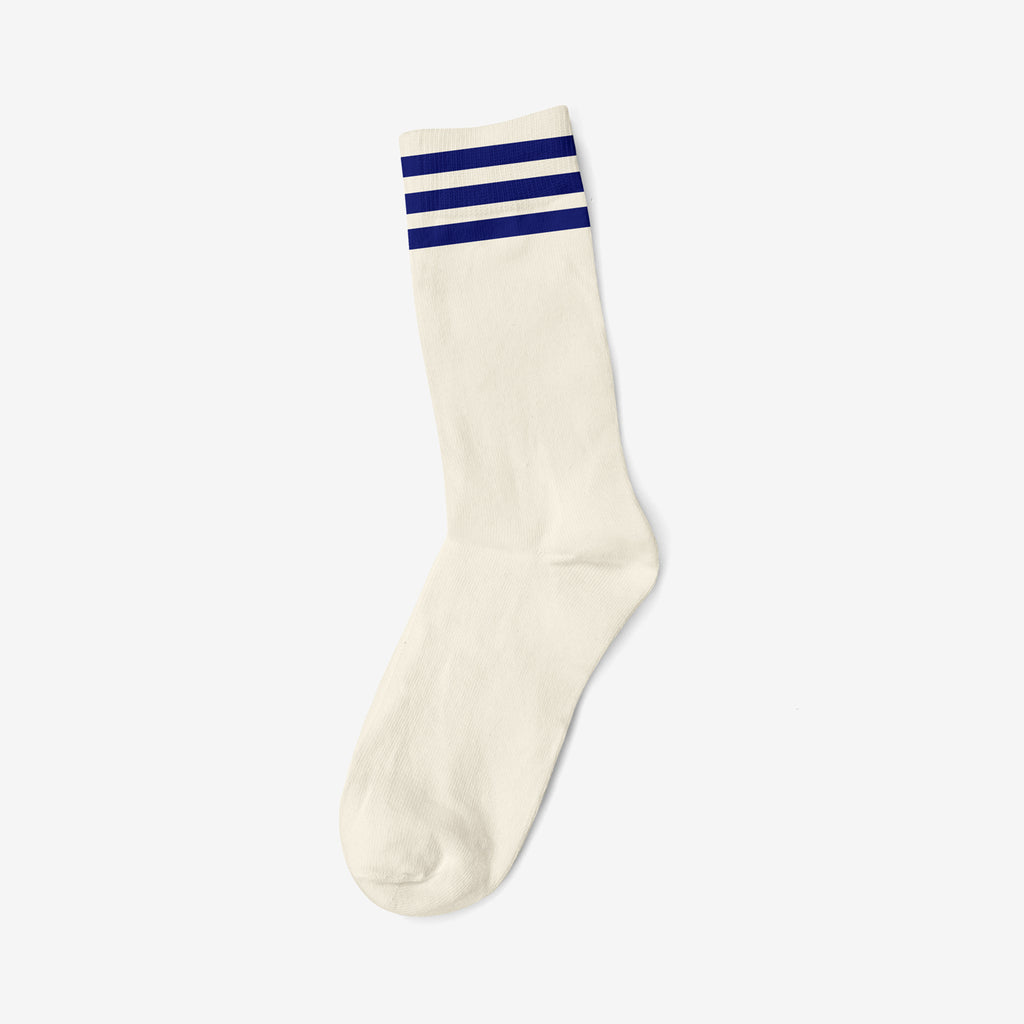 CLASSIC SOCKS NAVY - OFF WHITE